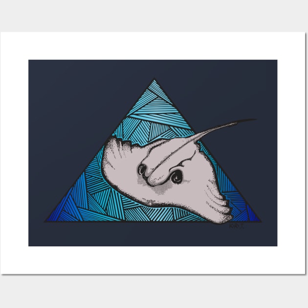 Geometric Ray 2.0 Wall Art by K1R1